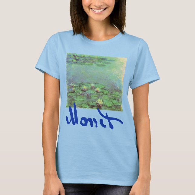T-shirt Nénuphars de Claude Monet, Impressionnisme Vintage (Devant)