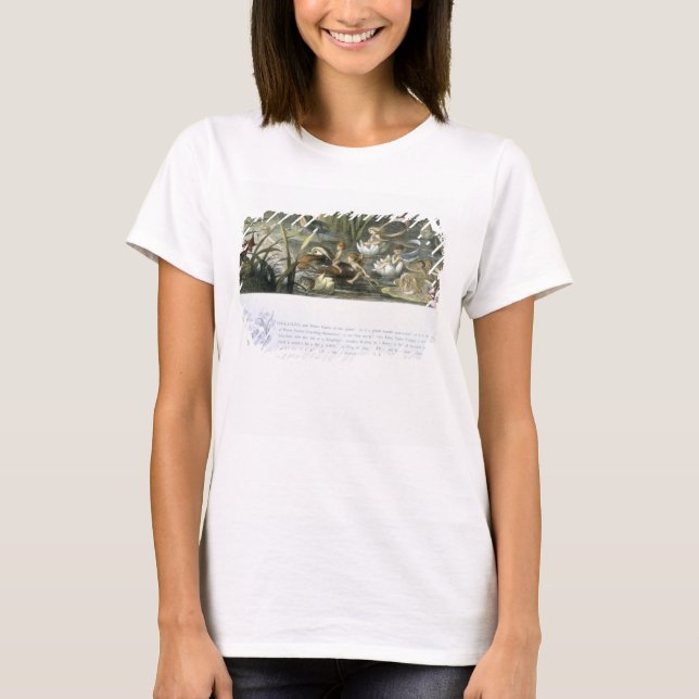 T-shirt Nénuphars et fées de l'eau, illustration de (Devant)