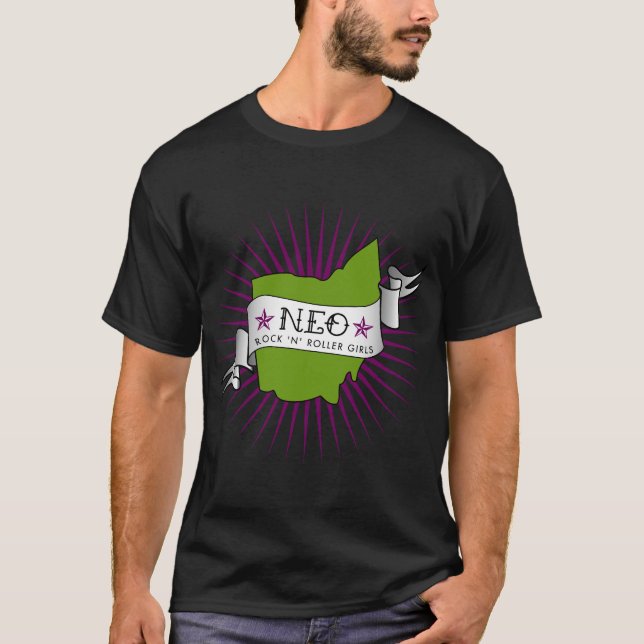 T-shirt néo- logo de canalisation de l'Ohio (Devant)