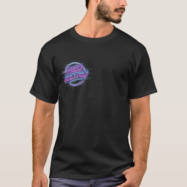 T-shirt Neo Retro Futuristic Logo Tee (Devant)