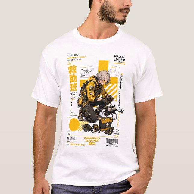 T-shirt Neo Tokyo Files 006 – Intervention d'urgence (Devant)