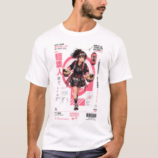 T-shirt Neo Tokyo Files 008 –Ramen Anime Rue Japonaise