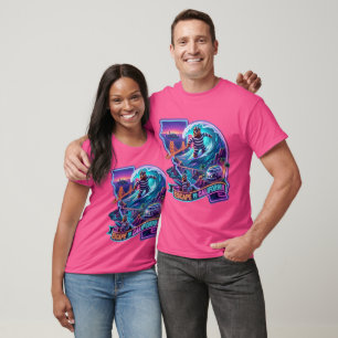 T-shirt Néon 3D Évasion vers la Californie