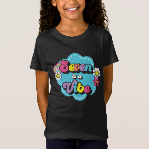 T-Shirt Neon 90s Rétro Seven est une ambiance 7ème Anniver