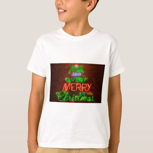 T-shirt Neon A Un Très Joyeux Noël (Devant)