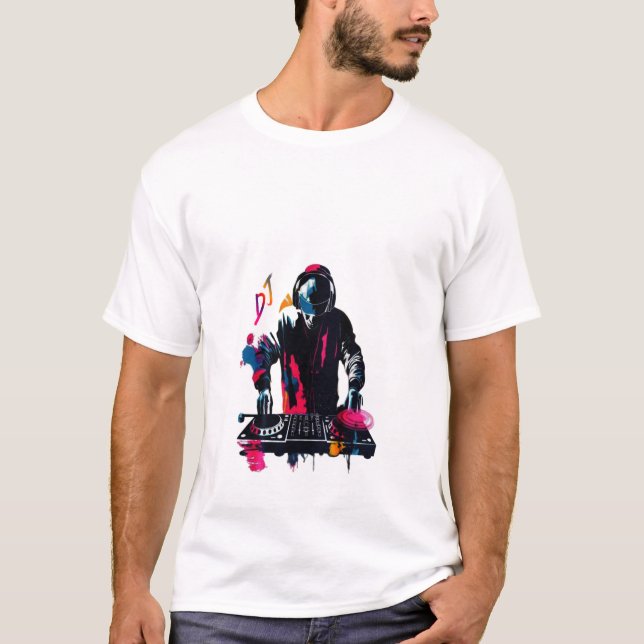 T-shirt Neon Beat DJ (Devant)