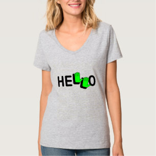 T-shirt Neon Bonjour Mains