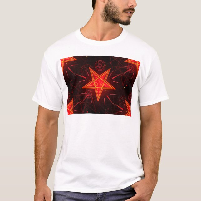 T-shirt néon démon (Devant)