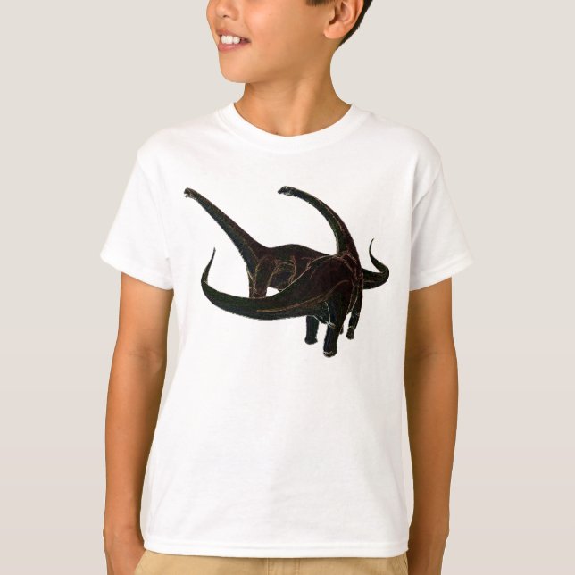 T-shirt Néon dinosaure (Devant)
