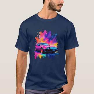 T-shirt Neon Echoes Car