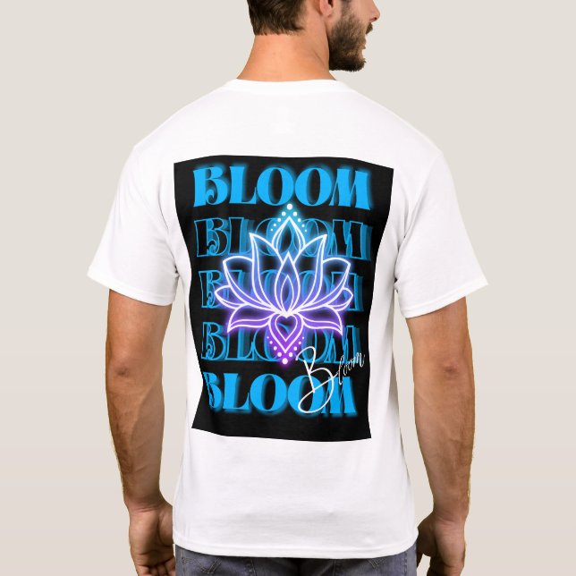 T-shirt néon en fleur (Dos)