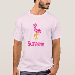 T-shirt Neon Flamant rose rose Summa (été)