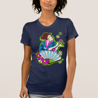 T-shirt NEON geisha