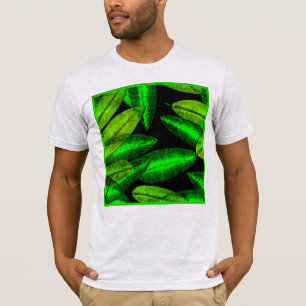 T-shirt Neon Green Art Feuille. Acheter maintenant