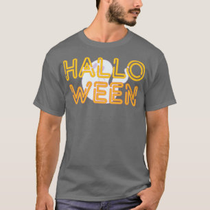 T-shirt Neon Halloween Happy Ghost Holiday Design 