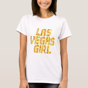 T-shirt Neon Lights - Las Vegas Girl
