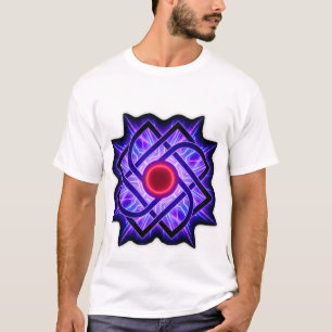 T-Shirt Neon Mandala – Lueur Violette