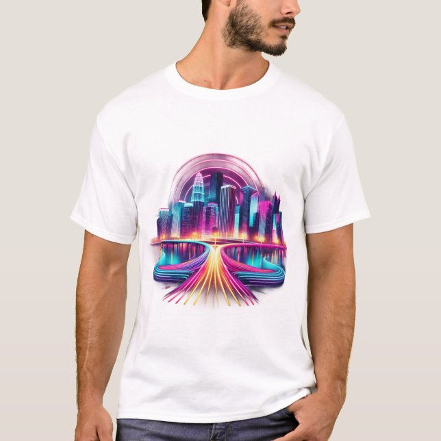 T-shirt Neon Metropolis (Devant)