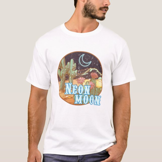 T-shirt Neon Moon Retro Ouest (Devant)