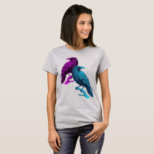 T-shirt Neon Ravens Artwork