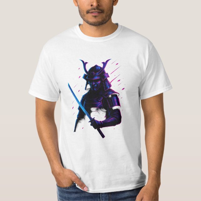 T-shirt Neon Samurai : La lame de l'avenir (Devant)