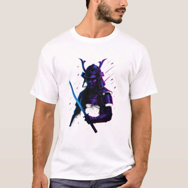 T-shirt Neon Samurai : La lame de l'avenir (Devant)