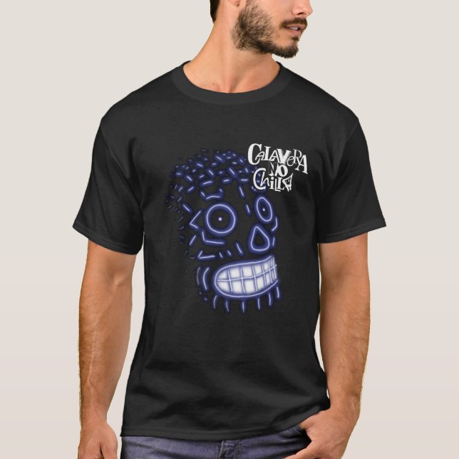 T-shirt Neon Skull (Devant)
