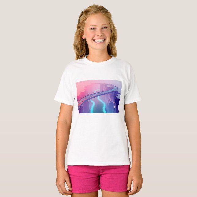 T-shirt Neon Skybridge Dreamscape (Devant entier)