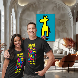 T-shirt Neon Sloth Art - Coloré Pop Jungle Design animal