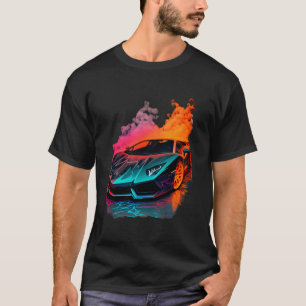 T-shirt Neon Supercar