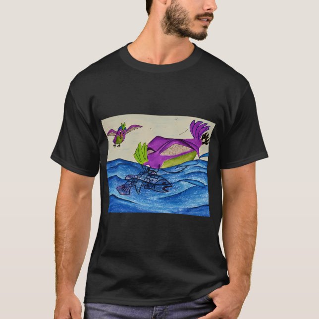 T-shirt Néon Tetra Poisson (Devant)