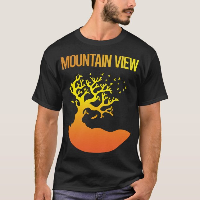T-shirt Neon Tree - Vue montagne (Devant)