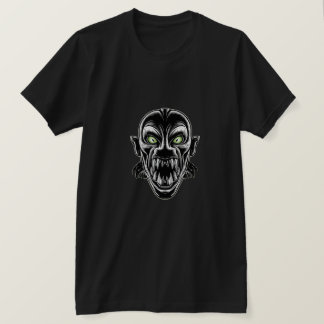 T-shirt Neon Vampire Monster Graphic