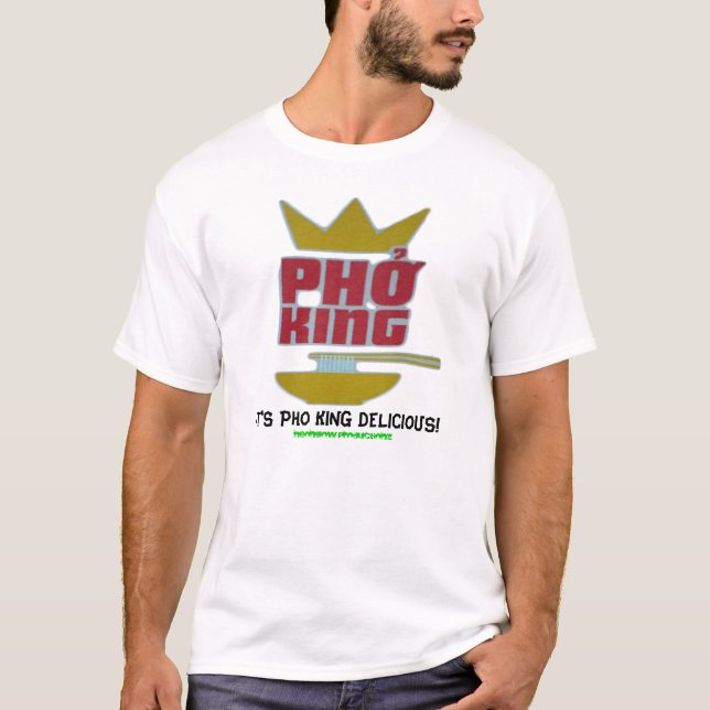 T-shirt NEONGLOW : Roi de Pho (Devant)