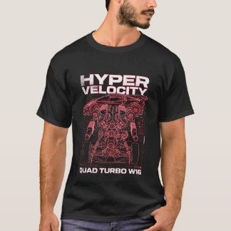 T-shirt Néoplan Blueprint Hypercar W16 Techwear Graphique