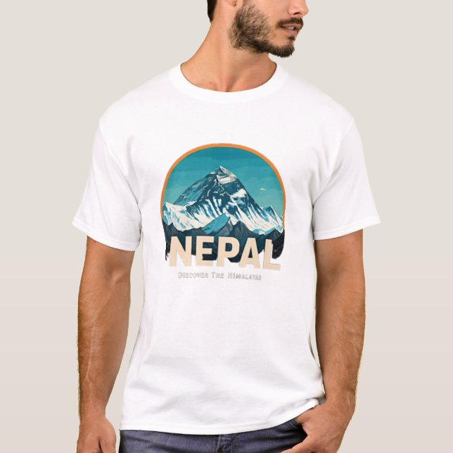 T-SHIRT NÉPAL DÉCOUVREZ L'HIMALAYA (Devant)