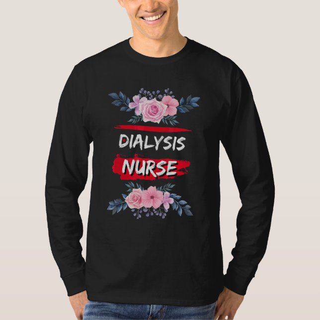 T-shirt Néphrologie de l'infirmière dialyse Maladie rénale (Devant)