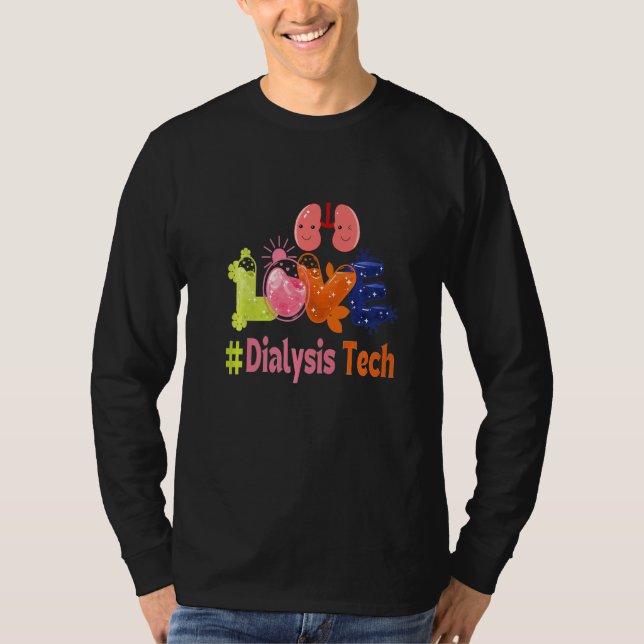 T-shirt Néphrologie de l'infirmière dialyse Maladie rénale (Devant)