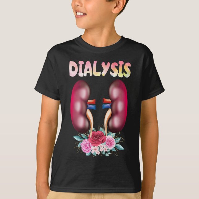 T-shirt Néphrologie de l'infirmière dialyse Maladie rénale (Devant)
