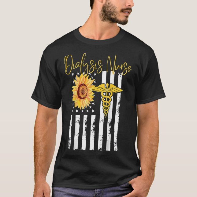 T-shirt Néphrologie de l'infirmière dialyse Maladie rénale (Devant)
