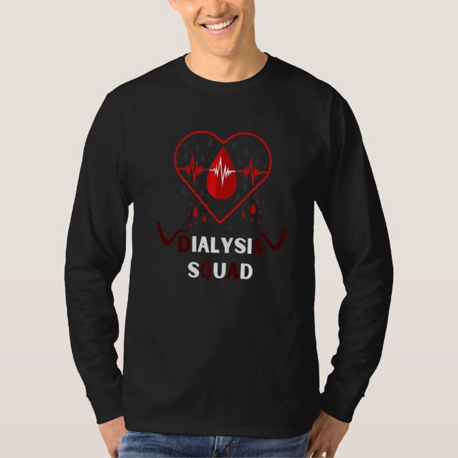 T-shirt Néphrologie de l'infirmière dialyse Maladie rénale (Devant)