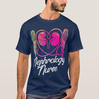 T-shirt Néphrologie Infirmière Aile Reins Dialyse Infirmiè