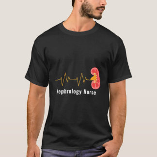 T-shirt Néphrologie Infirmière Cadeau Rn Rein Caricature