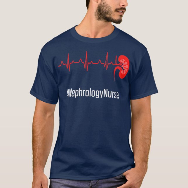T-shirt Néphrologie Infirmière cardiopathie Dialyse Infirm (Devant)