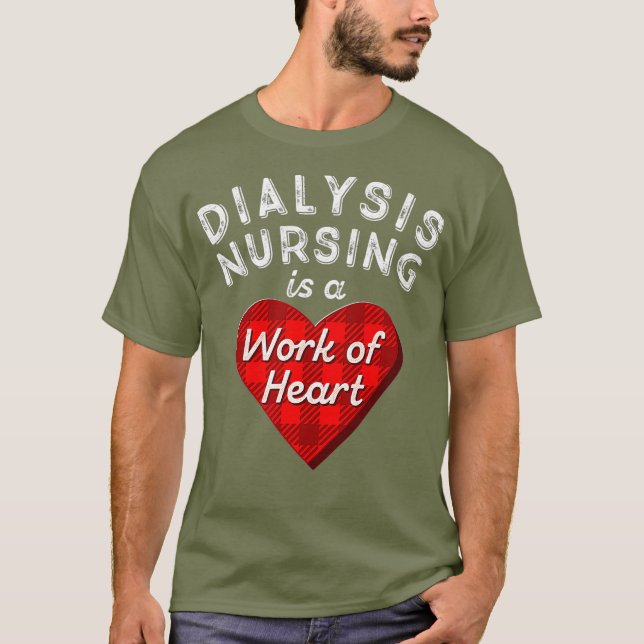 T-shirt Néphrologie Infirmière Dialyse Cadeau Infirmière e (Devant)
