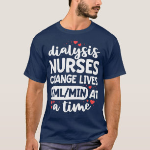 T-shirt Néphrologie Infirmière Dialyse Cadeaux Infirmiers