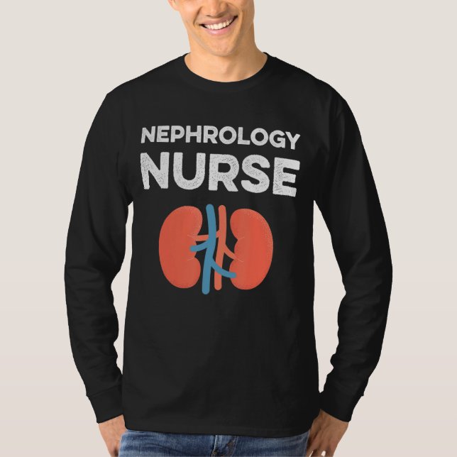 T-shirt Nephrologie Infirmière Dialyse Médicale Infirmière (Devant)