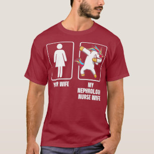 T-shirt Néphrologie Infirmière Épouse Dialyse Unicorne Inf