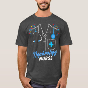 T-shirt Néphrologie Infirmière Physiologie Dialyse de Noël