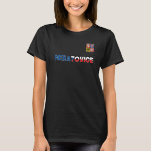 T-shirt Neratovice Czech Republic Heart Flag Lion Coat Of